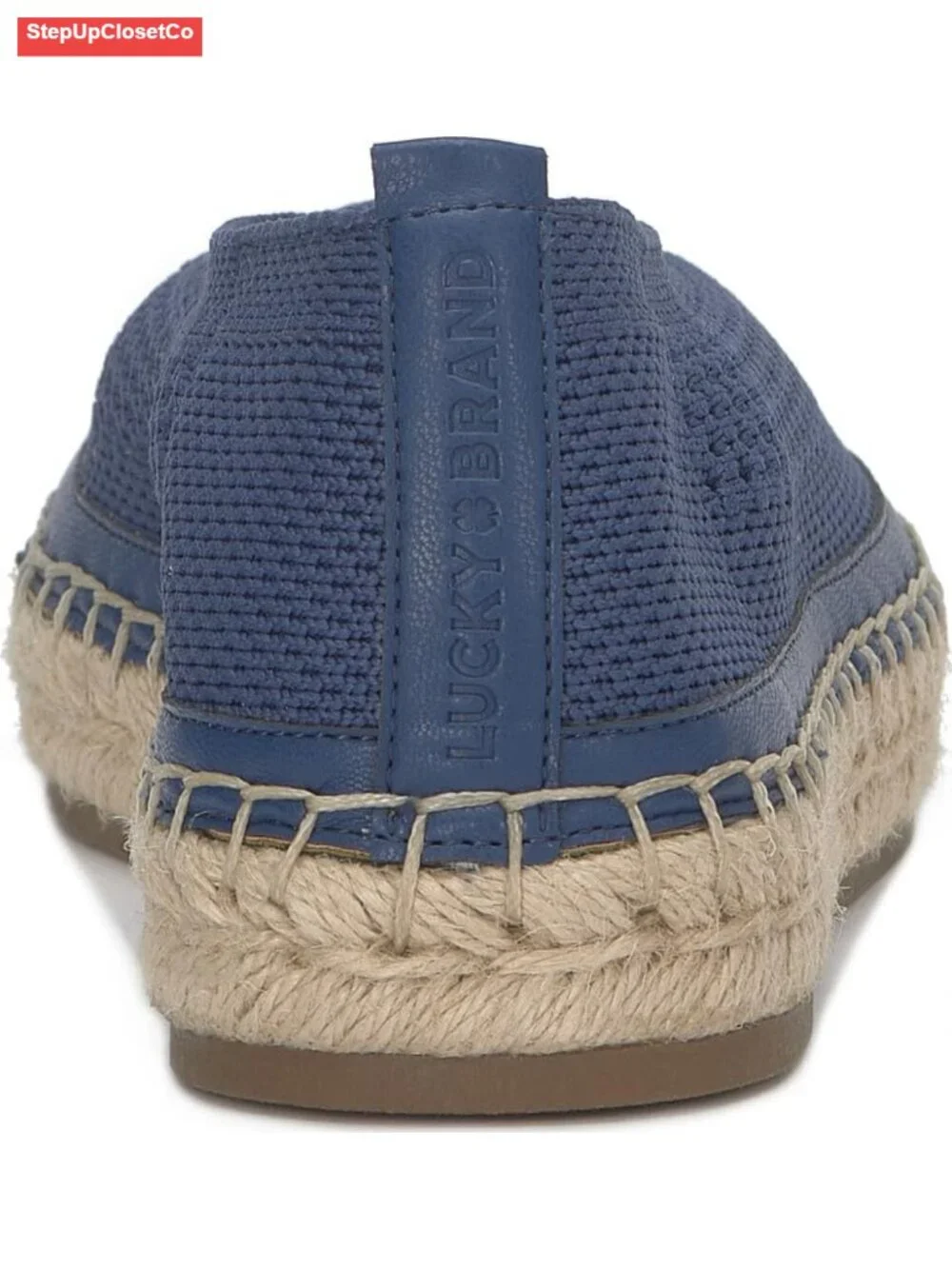 Knit Espadrille Sandals, Slip-On Flats with Padded Insole